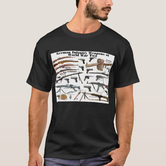 T-shirt Armes allemandes d'infanterie de 2ÈME GUERRE (Devant)