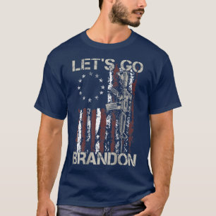 T-shirt Armes américaines Drapeaux patriotes Allons voir B