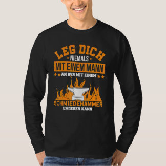 T-shirt Armes de forgeron d'homme dicton de Schmied Houfsc