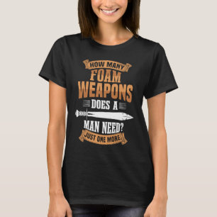 T-shirt Armes en mousse RPG Rôle Jouer Imaginaire Larper &