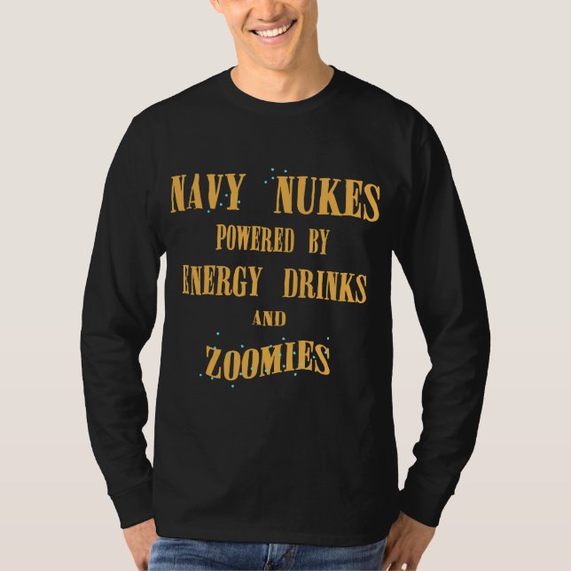 T-shirt Armes nucléaires de marine actionnées par des (Devant)