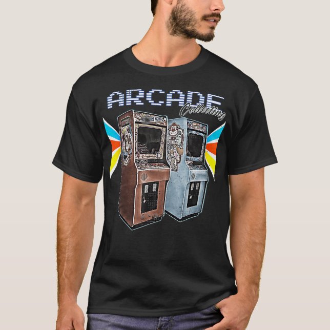 T-shirt Armoire d'arcade machine 1970 1980 1990 Jeu vidéo  (Devant)