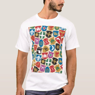 T-shirt Armoiries : Arrière - plan héraldique.
