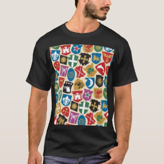 T-shirt Armoiries : Arrière - plan héraldique.