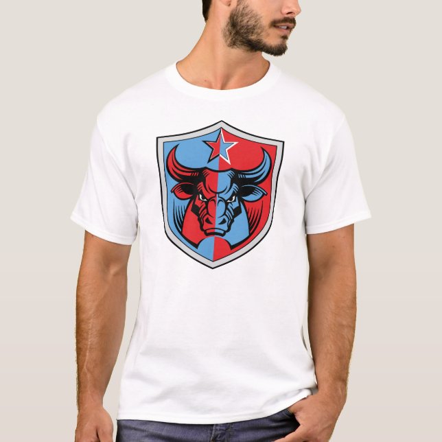 T-shirt Armoiries avec Taureau (Devant)