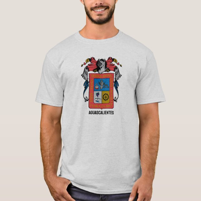 T-shirt Armoiries d'Aguascalientes (Etat) - MEXIQUE (Devant)