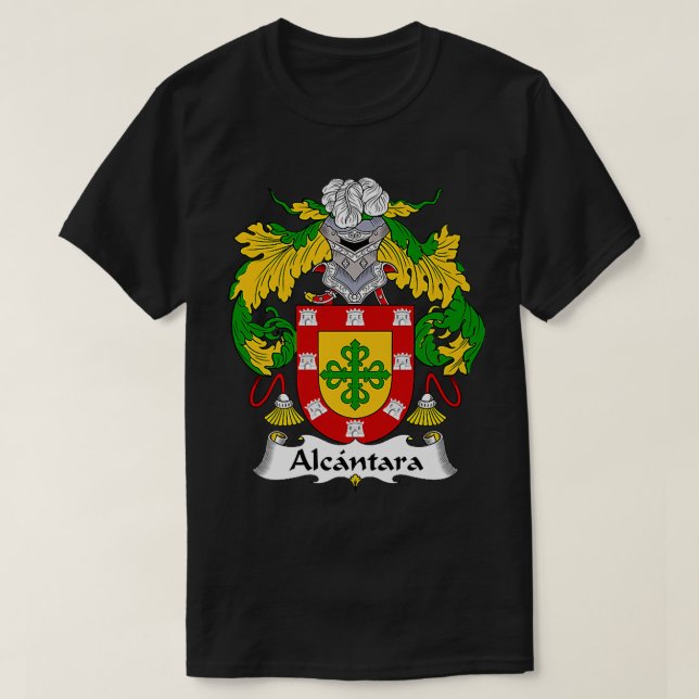 T-shirt Armoiries d'Alcantara Famille Crest Premium  (Design devant)