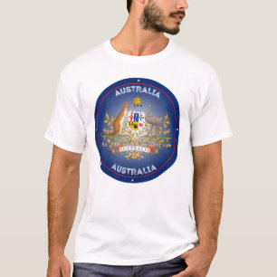 T-shirt Armoiries d'Australie en forme de cercle