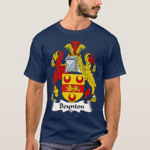 T-shirt Armoiries de Boynton Family Crest