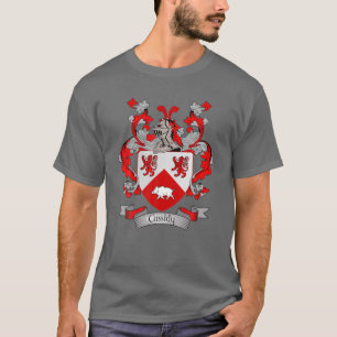 T-shirt Armoiries De Cassidy Cassidy Surname Family Cres