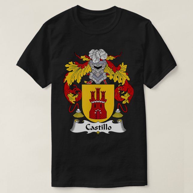 T-shirt Armoiries de Castillo Armoiries de la famille Cres (Design devant)