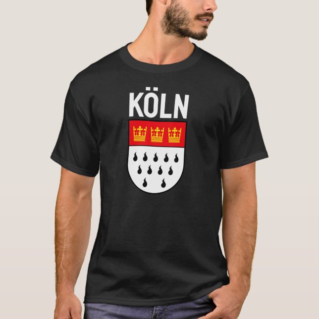 T-shirt Armoiries de Cologne (Allemagne) (Devant)
