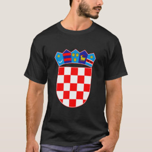 T-Shirt Armoiries de Croatie Patrimoine Croate