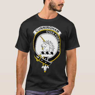 T-shirt Armoiries de Cunningham Famille Crest