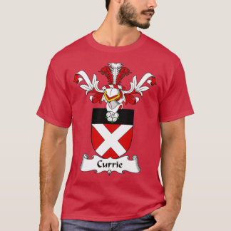 T-shirt Armoiries de Currie Armoiries de la famille Crest