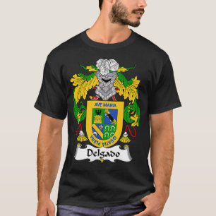 T-shirt Armoiries de Delgado Famille Crest 