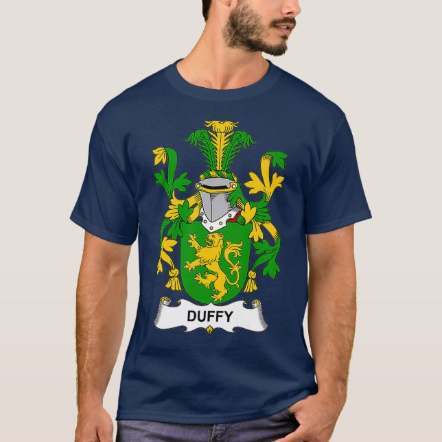 T-shirt Armoiries de Duffy Coton de famille Crest (Devant)