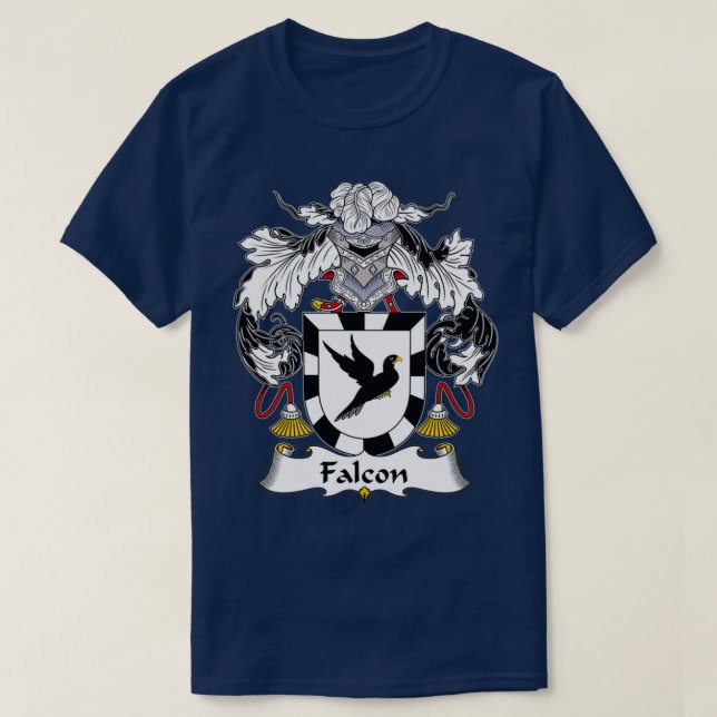 T-shirt Armoiries de Falcon Famille Crest (Design devant)