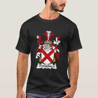 T-shirt Armoiries de Fitzgerald - Chemise de crête de fami