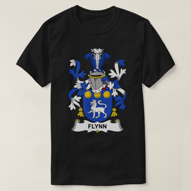T-shirt Armoiries de Flynn Family Crest  (Design devant)