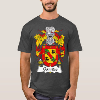 T-shirt Armoiries de Garrido Armoiries de la famille Crest