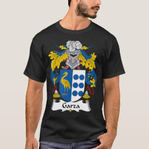 T-shirt Armoiries de Garza Armoiries de famille Crest