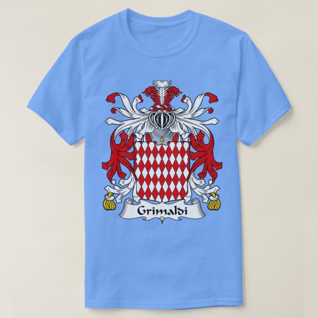 T-shirt Armoiries de Grimaldi Cimetière familial (Design devant)