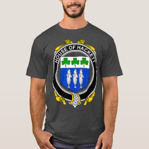 T-shirt Armoiries de Hackett Armoiries de la famille