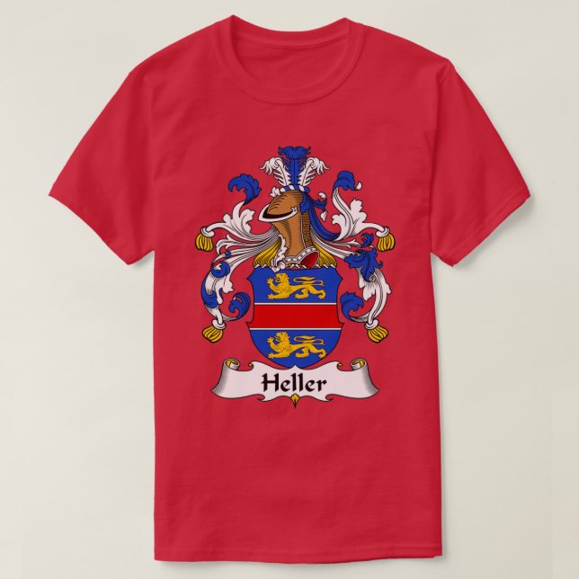 T-shirt Armoiries de Heller Coiffure de famille ChemiseTSh (Design devant)