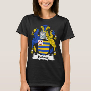 T-shirt Armoiries de Holmes Armoiries de la famille Crest 