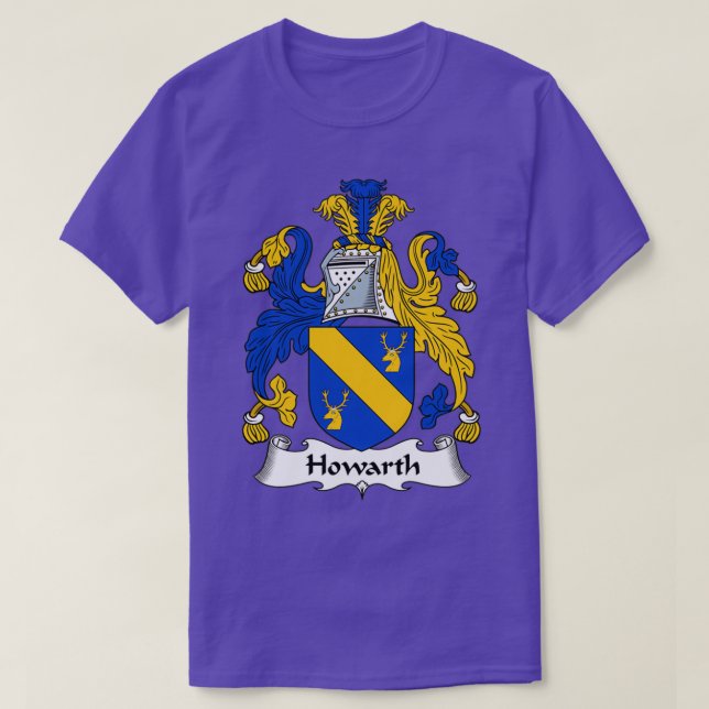 T-shirt Armoiries de Howarth Armoiries de la famille Crest (Design devant)