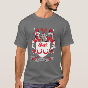 T-shirt Armoiries De Kavanagh   Kavanagh Nom Famille Cr
