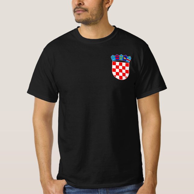 T-shirt Armoiries de la Croatie (Devant)