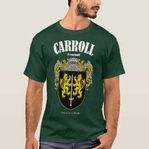 T-shirt Armoiries de la famille Carroll Traduction et sign