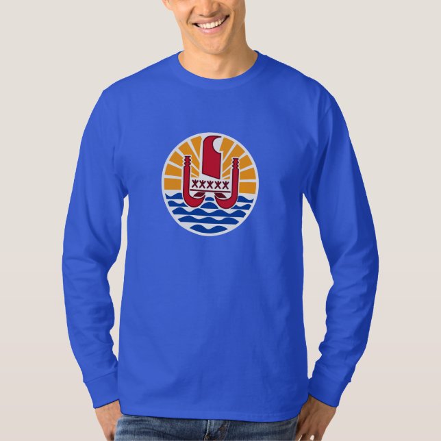 T-shirt Armoiries de la Polynésie française (Devant)