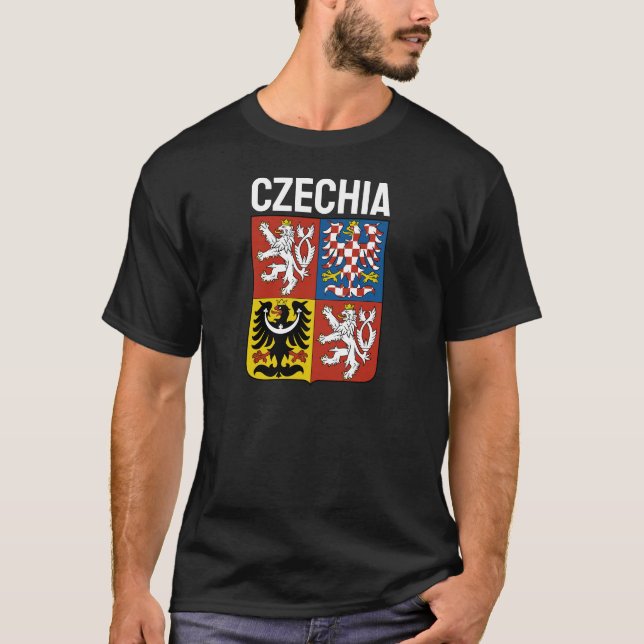 T-shirt Armoiries de la République tchèque (Devant)