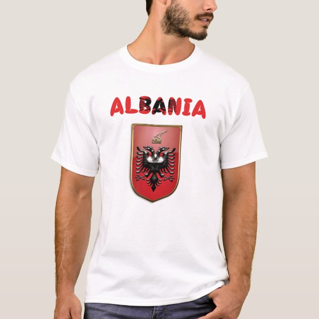 T-shirt Armoiries de l'Albanie (Devant)
