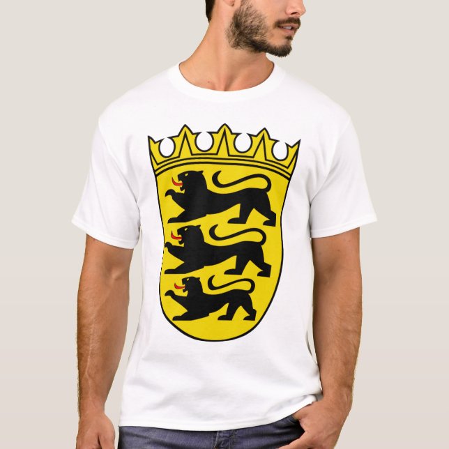 T-shirt Armoiries de l'Allemagne Baden-Wurttemberg (Devant)