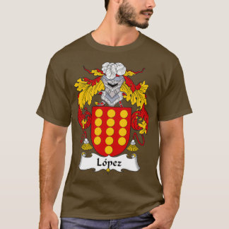 T-shirt Armoiries de Lopez Armoiries de la famille Crest