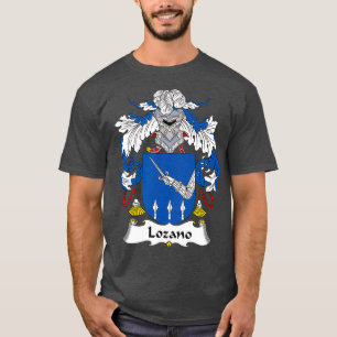 T-shirt Armoiries de Lozano Armoiries de la famille Crest