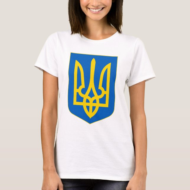 T-shirt Armoiries de l'Ukraine (Devant)