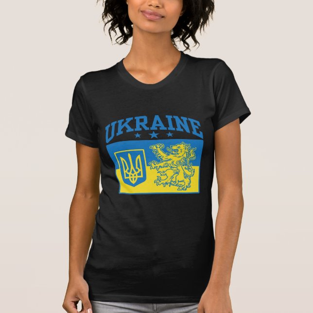 T-shirt Armoiries de l'Ukraine (Devant)