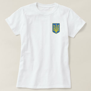 T-shirt Armoiries De L'Ukraine Forte - La Liberté L'Empor