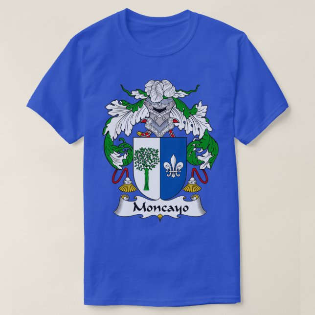 T-shirt Armoiries de Moncayo Crête de famille (Design devant)