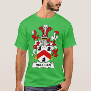 T-shirt Armoiries de Mulligan Armoiries de la famille Cres