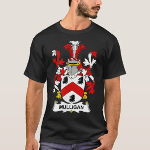 T-shirt Armoiries de Mulligan Armoiries de la famille Cres