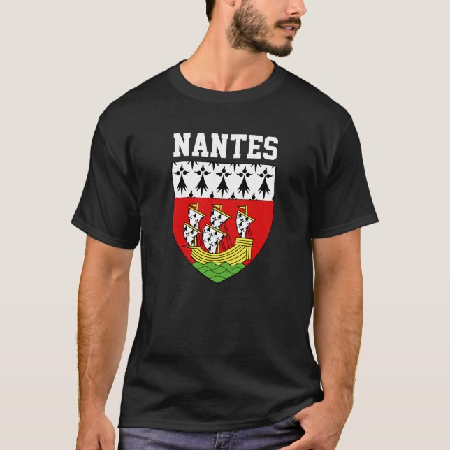 T-shirt Armoiries de Nantes, France (Devant)