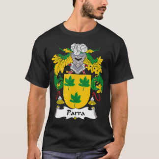T-shirt Armoiries de Parra Armoiries de la famille Crest 