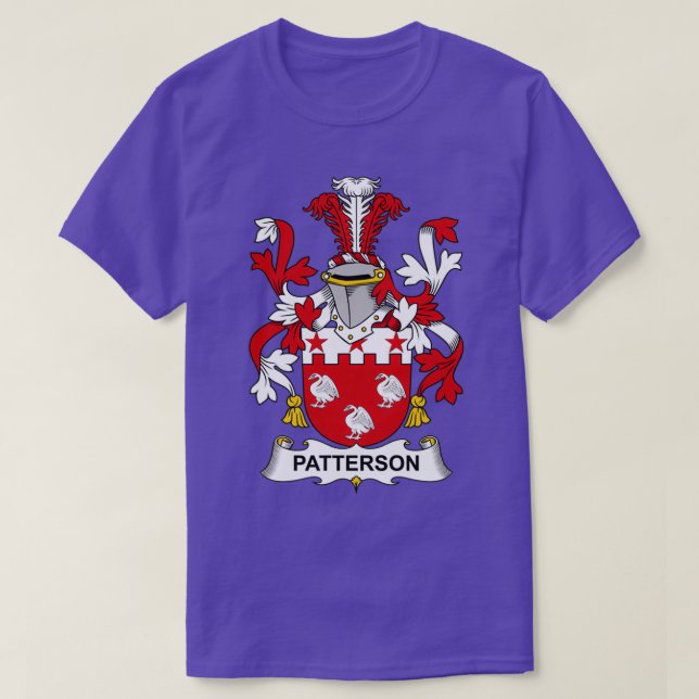 T-shirt Armoiries de Patterson Famille Crest (Design devant)