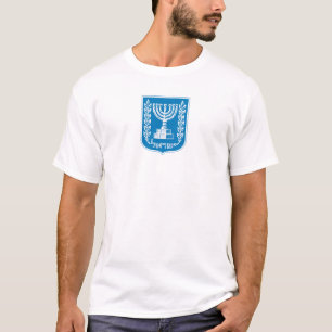 T-shirt armoiries de pays Israël symbole emblème drapeau